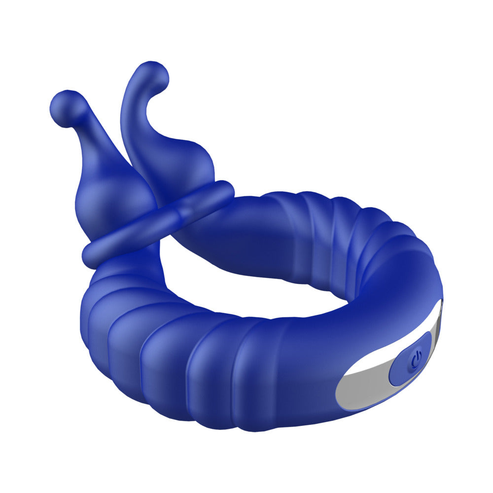 FORTO - ANILLO VIBRADOR TEXTURIZADO DE SILICONA RECARGABLE F 24