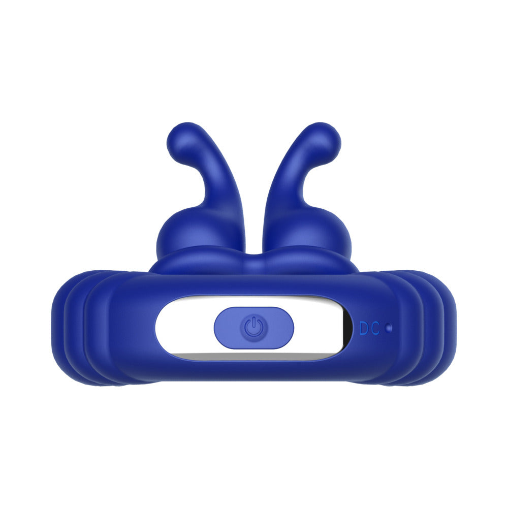 FORTO - ANILLO VIBRADOR TEXTURIZADO DE SILICONA RECARGABLE F 24