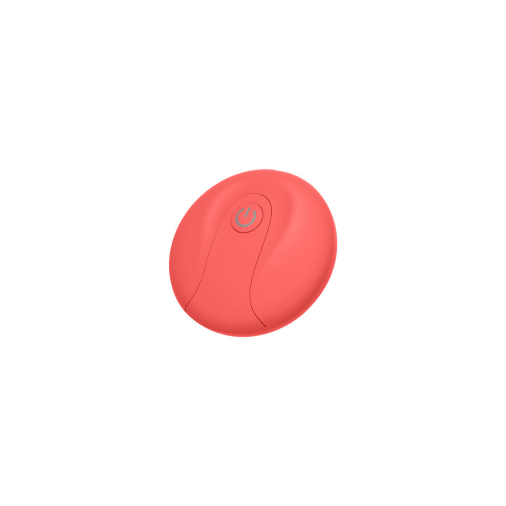LUV INC PV72 PANTY VIBE RECHARGEABLE REMOTE-CONTROLLED SILICONE WEARABLE VIBRATOR CORAL