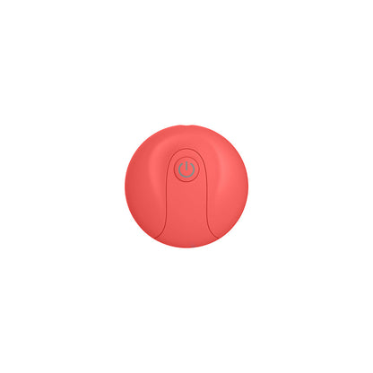 LUV INC PV72 PANTY VIBE RECHARGEABLE REMOTE-CONTROLLED SILICONE WEARABLE VIBRATOR CORAL