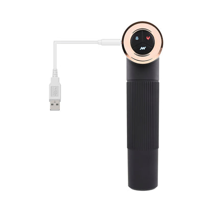 EVOLVED - TOO HOT TO HANDLE RECHARGEABLE SILICONE THRUSTING SEX MACHINE BLACK