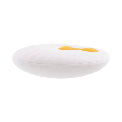 GENDER X SWEET EMBRACE VIBRATING 7 IN. DILDO AND JOCK-STYLE STRAP-ON HARNESS SET YELLOW/BLACK