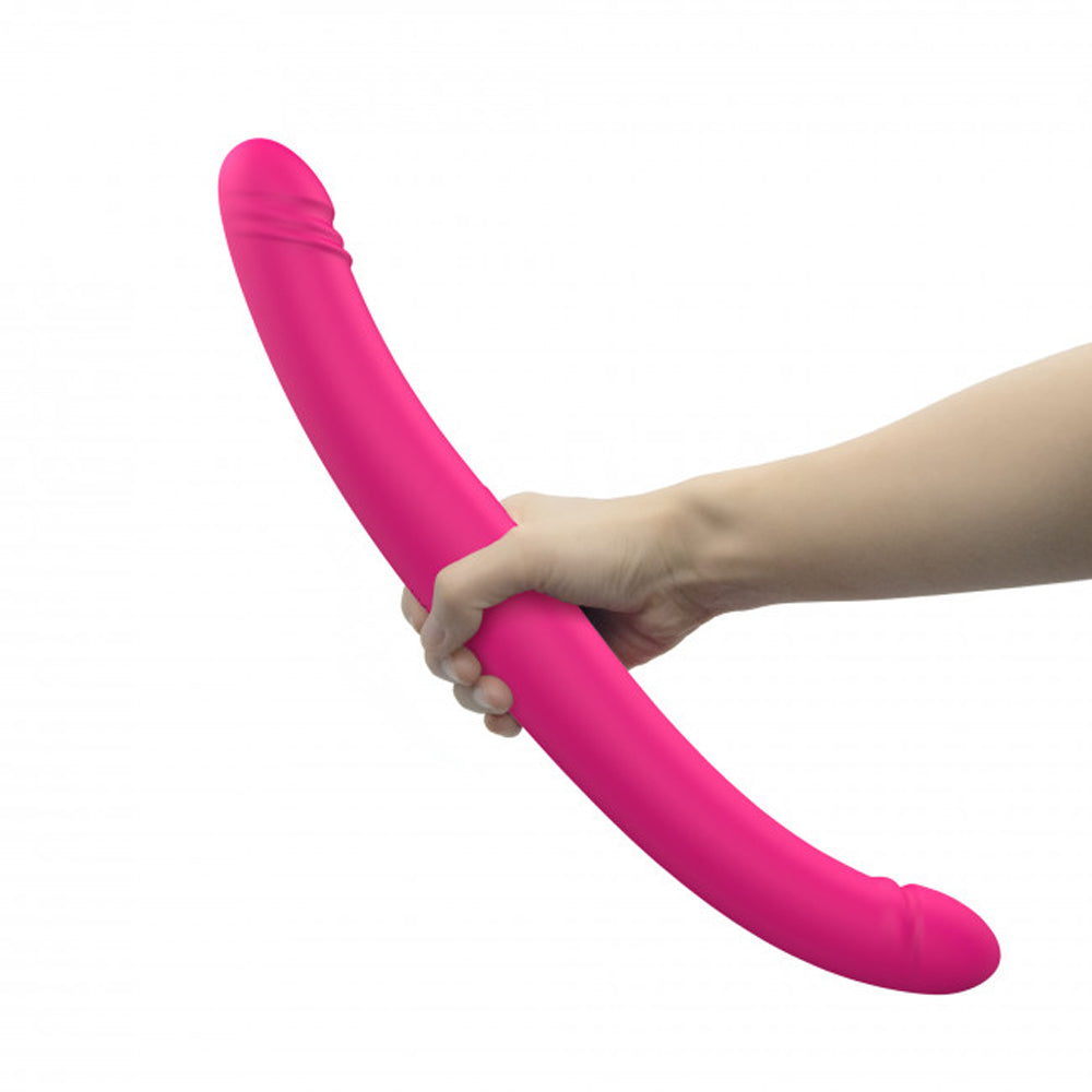 DORCEL ORGASMIC DOUBLE DO RECHARGEABLE THRUSTING & VIBRATING DOUBLE DILDO PINK
