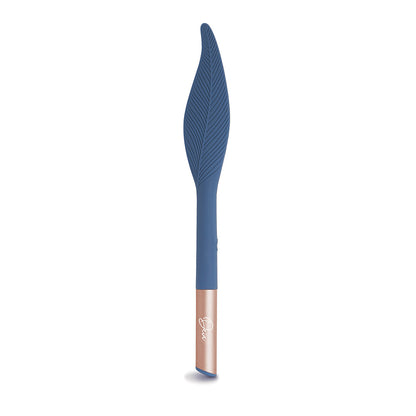 DEIA THE FEATHER VIBRATING TICKLER SILICONE BLUE