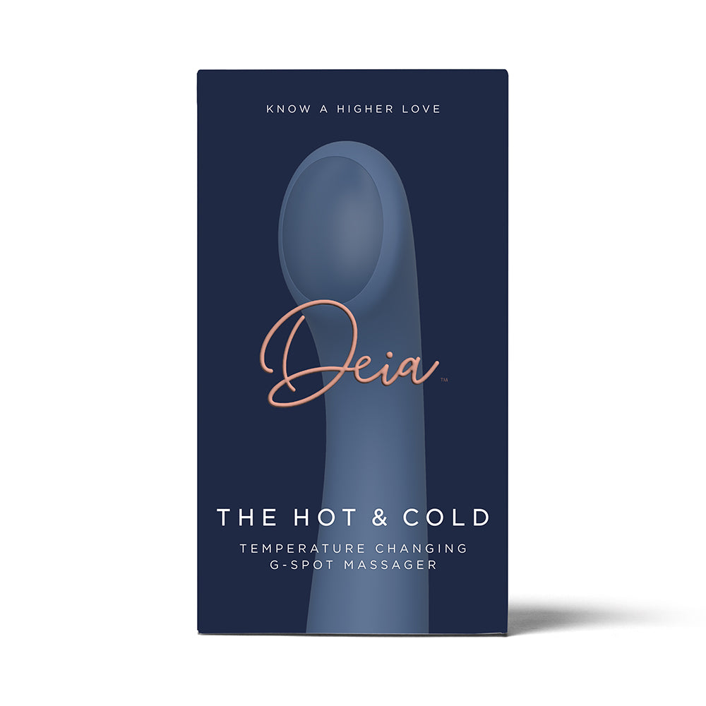 DEIA THE HOT & COLD TEMPERATURE-CHANGING G-SPOT MASSAGER SILICONE BLUE