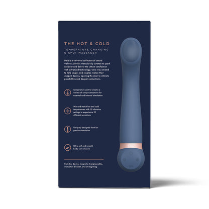 DEIA THE HOT & COLD TEMPERATURE-CHANGING G-SPOT MASSAGER SILICONE BLUE