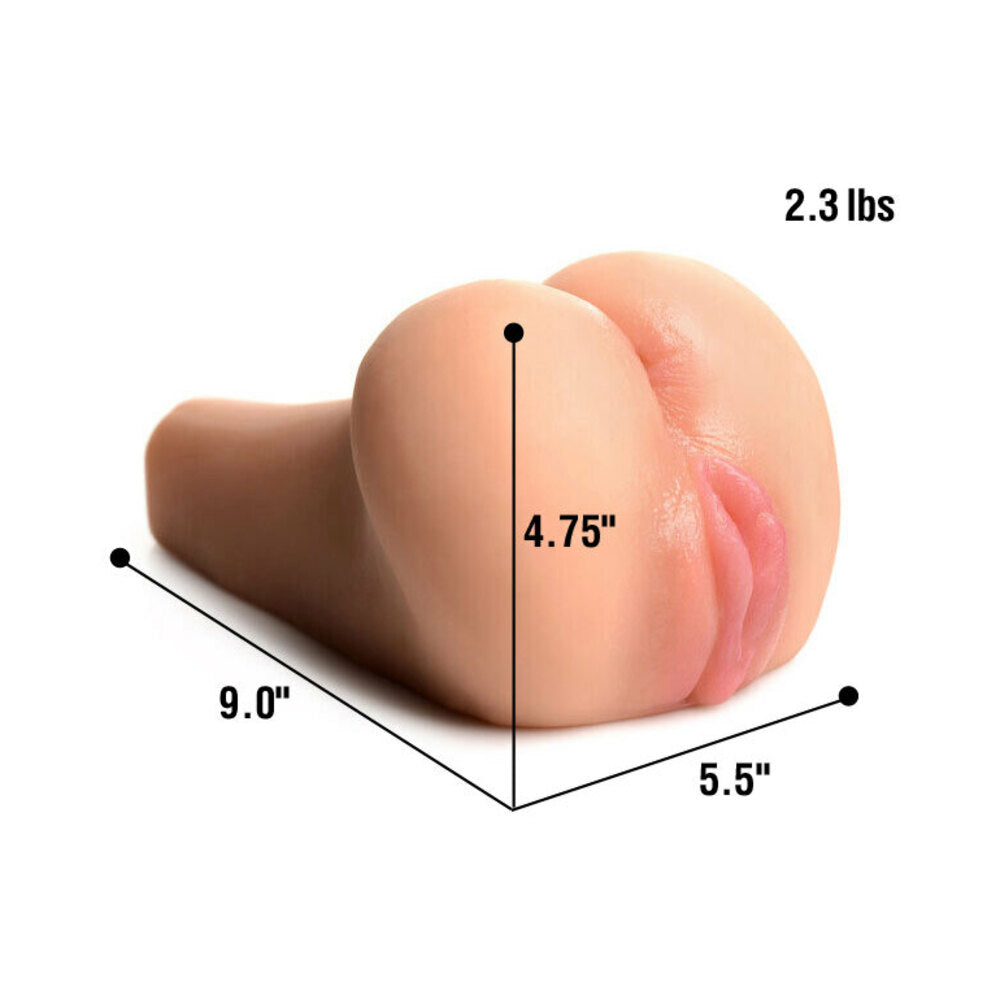 CURVE TOYS MISTRESS JUICY MADDIE DUAL ENTRY DOGGY STYLE MASTURBATOR LIGHT