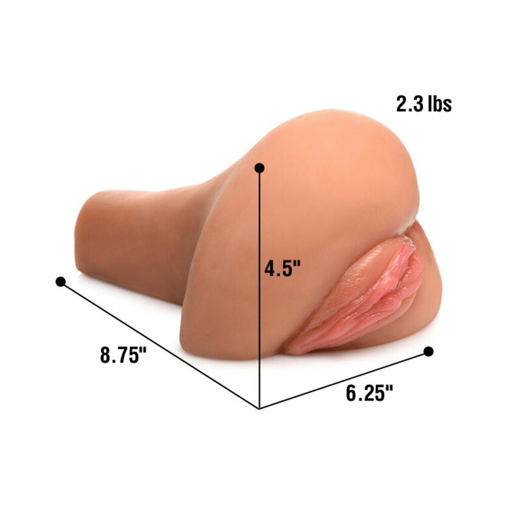 CURVE NOVELTIES - CURVE TOYS MISTRESS JUICY MIA DUAL ENTRY SIDESADDLE MASTURBATOR MEDIUM