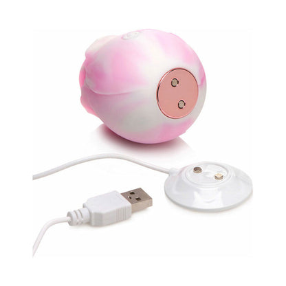 CURVE NOVEDADES - CURVE TOYS GOSSIP CUM INTO BLOOM ESTIMULADOR CLITORAL DE SILICONA RECARGABLE ROSE DREAM SWIRL