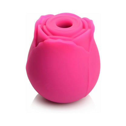 CURVE NOVELTIES - CURVE TOYS GOSSIP CUM INTO BLOOM RECHARGEABLE SILICONE CLITORAL STIMULATOR ROSE CRUSH MAGENTA