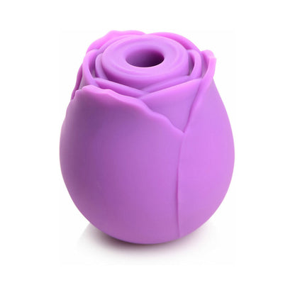 CURVE NOVELTIES - CURVE TOYS GOSSIP CUM INTO BLOOM RECHARGEABLE SILICONE CLITORAL STIMULATOR ROSE FLIRT VIOLET