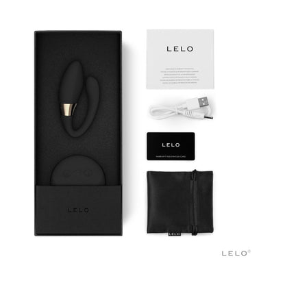 LELO TIANI DUO RECHARGEABLE DUAL STIMULATION COUPLES VIBRATOR WITH REMOTE BLACK