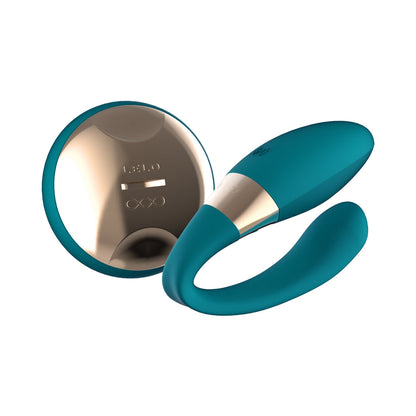 LELO TIANI DUO RECHARGEABLE DUAL STIMULATION COUPLES VIBRATOR WITH REMOTE OCEAN BLUE