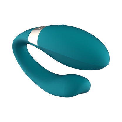 LELO TIANI DUO RECHARGEABLE DUAL STIMULATION COUPLES VIBRATOR WITH REMOTE OCEAN BLUE