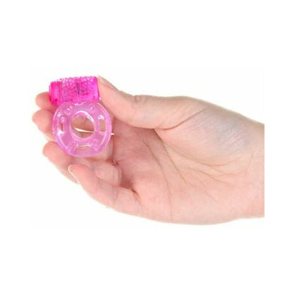 BMS - POWERBULLET VIBRATING COCKRING BUTTERFLY PINK