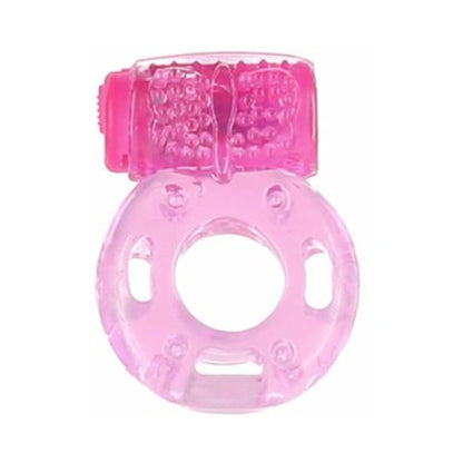 BMS - POWERBULLET VIBRATING COCKRING BUTTERFLY PINK