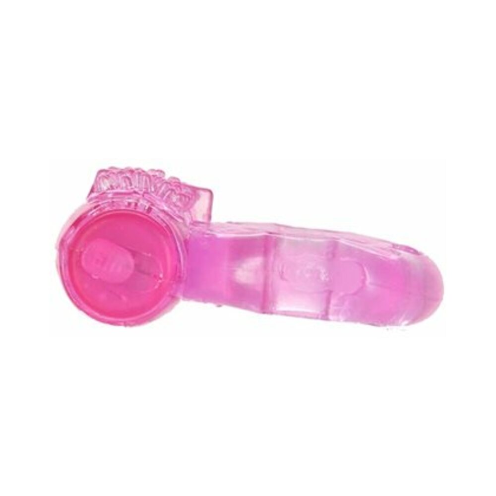 BMS - POWERBULLET VIBRATING COCKRING BUTTERFLY PINK