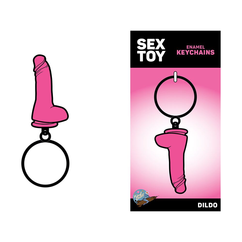 SEX TOY KEYCHAIN PINK DILDO