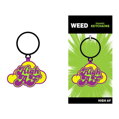 WEED KEYCHAIN HIGH AF