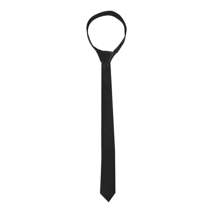 OUCH! BLACK & WHITE SATIN BONDAGE TIE BLACK