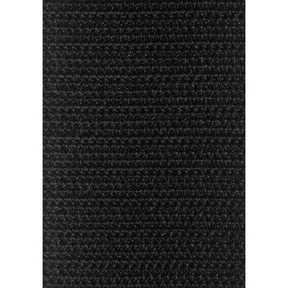 OUCH! BLACK & WHITE ADJUSTABLE VELCRO WRIST OR ANKLE CUFFS BLACK