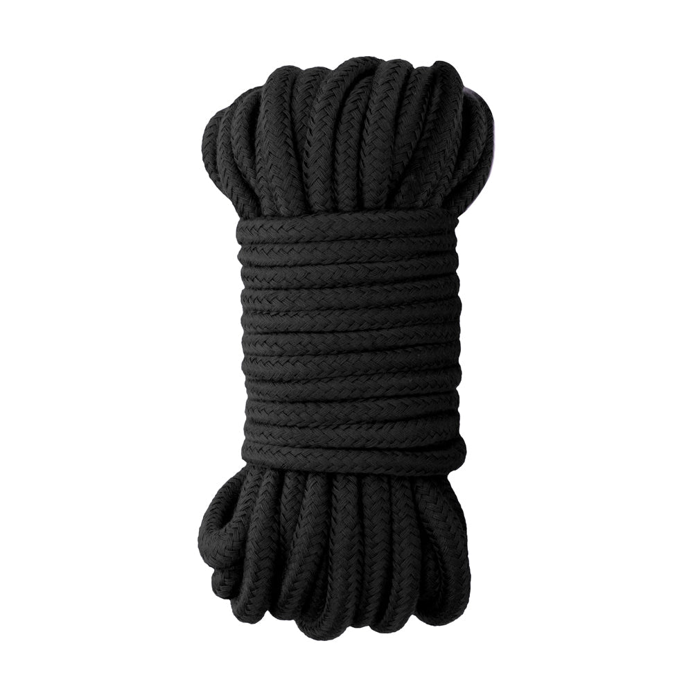 OUCH! BLACK & WHITE JAPANESE ROPE 10 M / 33 FT. BLACK