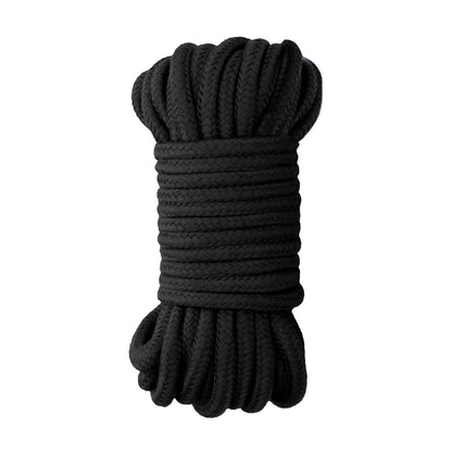 OUCH! BLACK & WHITE JAPANESE ROPE 10 M / 33 FT. BLACK