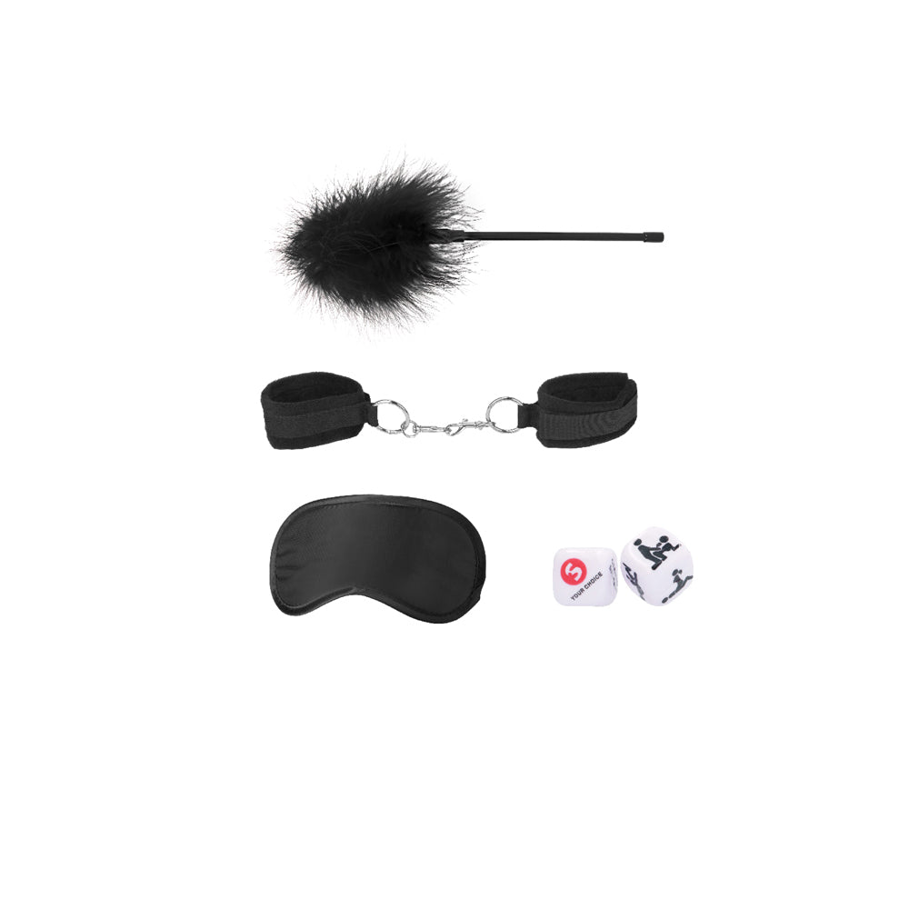 OUCH! BLACK & WHITE INTRODUCTORY BONDAGE KIT #2 BLACK