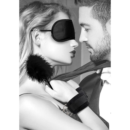 OUCH! BLACK & WHITE INTRODUCTORY BONDAGE KIT #2 BLACK