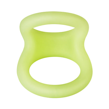 FORTO F-22 LIQUID SILICONE COCK & BALL D-RING LARGE GLOW