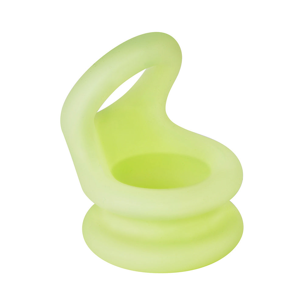 FORTO F-20 LIQUID SILICONE COCKRING & BALL STRETCHER LARGE GLOW