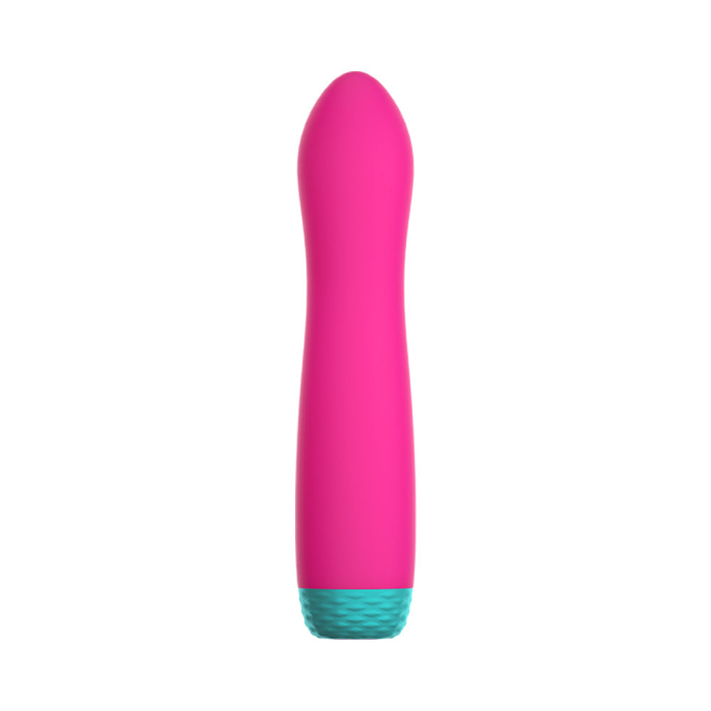FEMMEFUNN RORA RECHARGEABLE SILICONE ROTATING BULLET VIBRATOR PINK