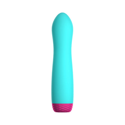 FEMMEFUNN RORA RECHARGEABLE SILICONE ROTATING BULLET VIBRATOR TURQUOISE