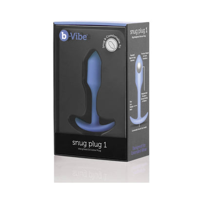 B-VIBE - SNUG PLUG 1 WEIGHTED SILICONE ANAL PLUG