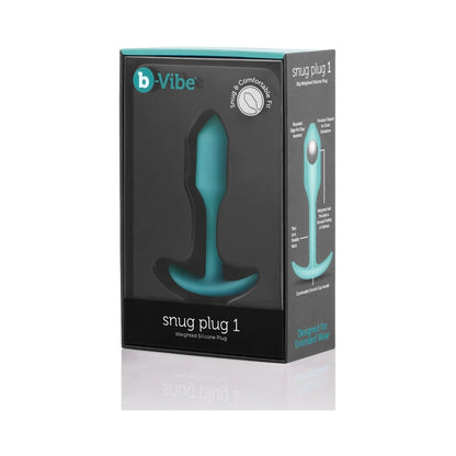 B-VIBE - SNUG PLUG 1 WEIGHTED SILICONE ANAL PLUG