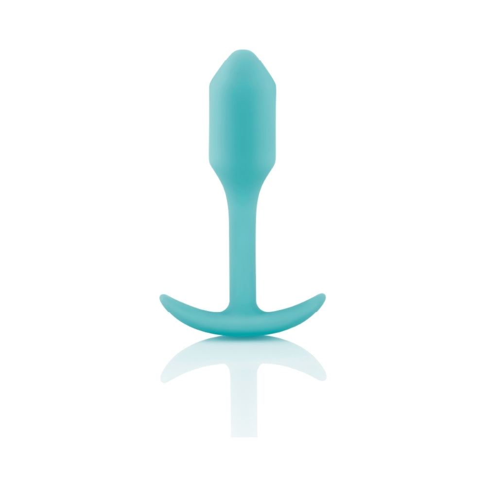 B-VIBE - SNUG PLUG 1 WEIGHTED SILICONE ANAL PLUG