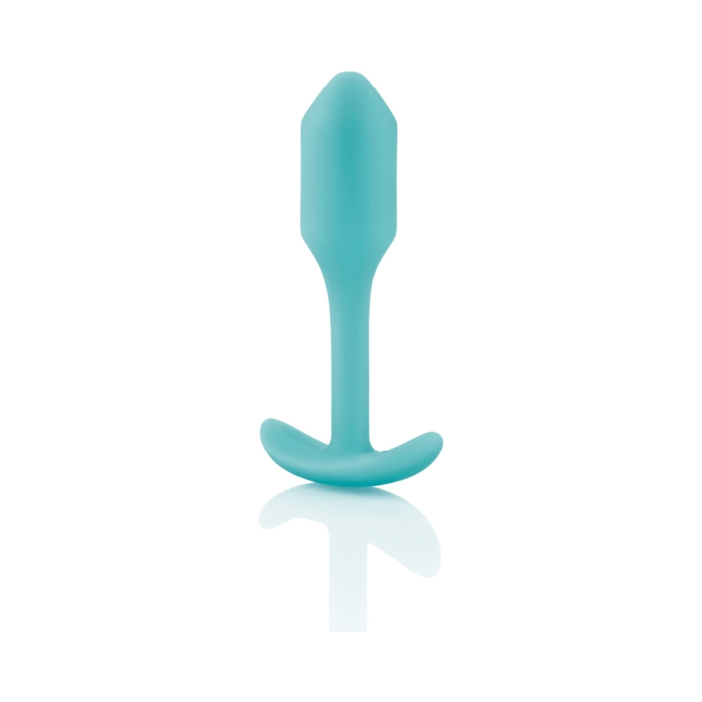 B-VIBE - SNUG PLUG 1 WEIGHTED SILICONE ANAL PLUG