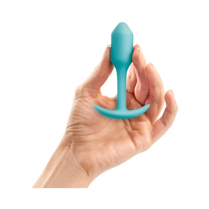 B-VIBE - SNUG PLUG 1 WEIGHTED SILICONE ANAL PLUG