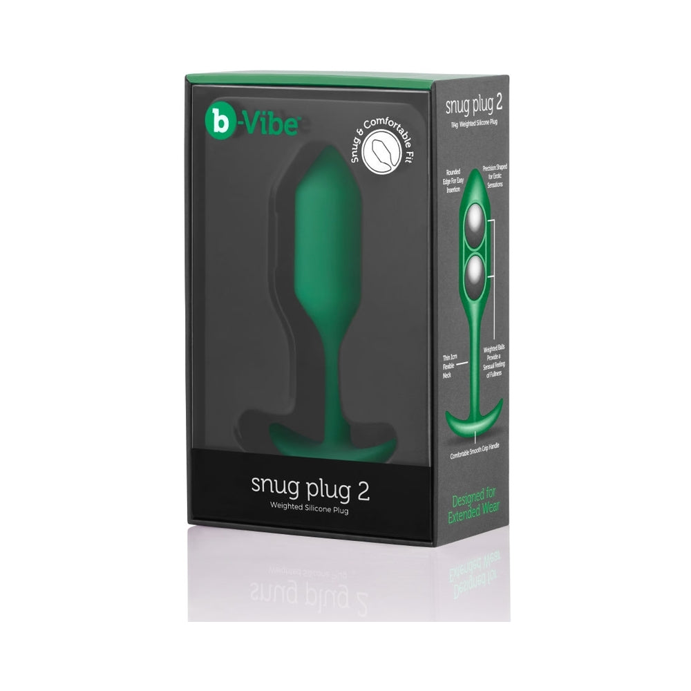 B-VIBE - SNUG PLUG 2 WEIGHTED SILICONE ANAL PLUG