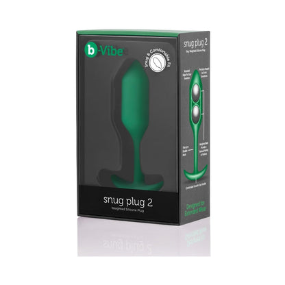 B-VIBE - SNUG PLUG 2 WEIGHTED SILICONE ANAL PLUG