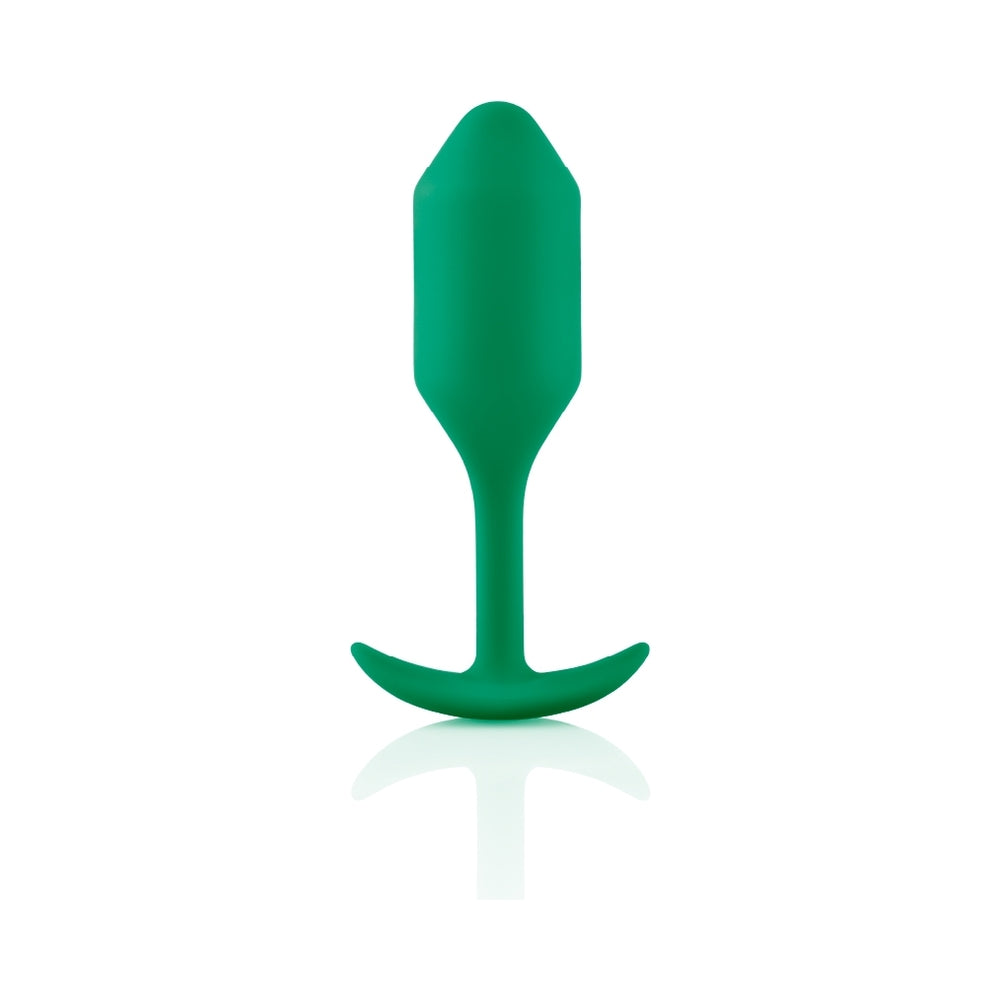 B-VIBE - SNUG PLUG 2 WEIGHTED SILICONE ANAL PLUG