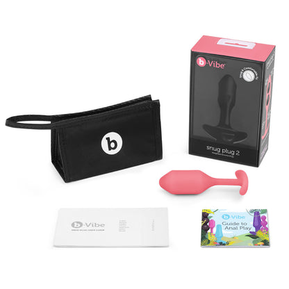 B-VIBE - SNUG PLUG 2 WEIGHTED SILICONE ANAL PLUG