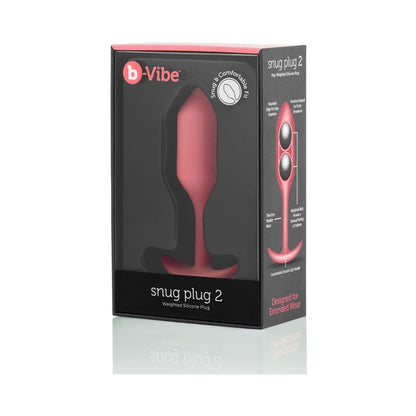 B-VIBE - SNUG PLUG 2 WEIGHTED SILICONE ANAL PLUG
