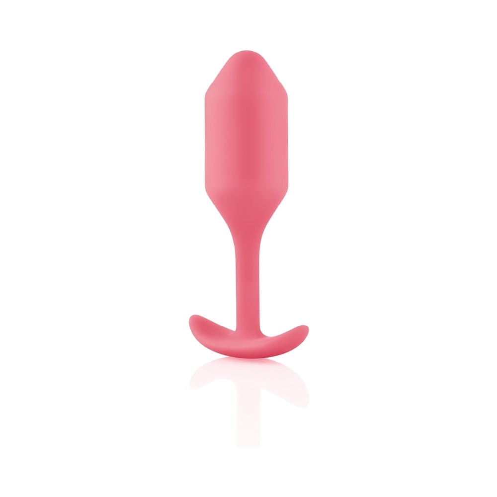 B-VIBE - SNUG PLUG 2 WEIGHTED SILICONE ANAL PLUG
