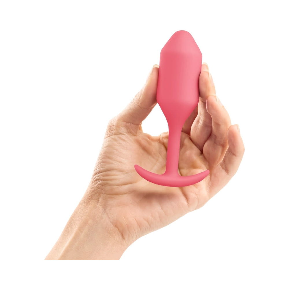 B-VIBE - SNUG PLUG 2 WEIGHTED SILICONE ANAL PLUG