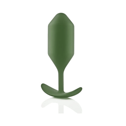 B-VIBE - SNUG PLUG 4 PESA DE SILICONA TAPÓN ANAL EJÉRCITO