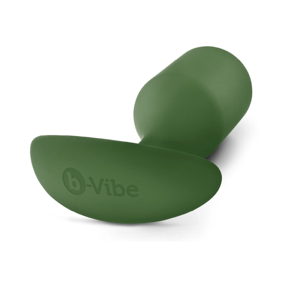 B-VIBE - SNUG PLUG 4 PESA DE SILICONA TAPÓN ANAL EJÉRCITO