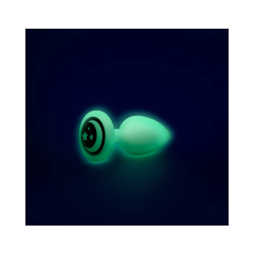 B-VIBE - LIMITED EDITION 10-PIECE ASSTRONAUT GLOW-IN-THE-DARK BUTT PLAY SET