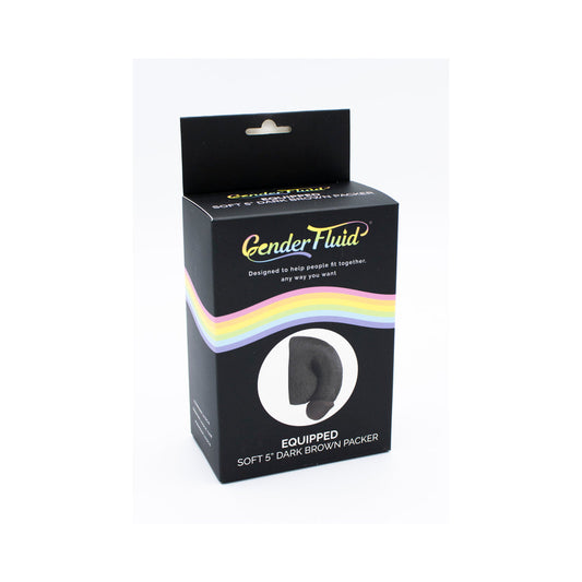 GENDER FLUID EQUIPPED SOFT PACKER 5 IN. DARK BROWN