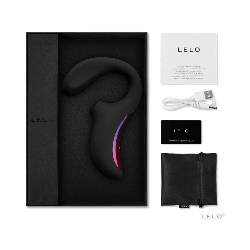 LELO ENIGMA CRUISE SUCTION DUAL STIMULATOR BLACK